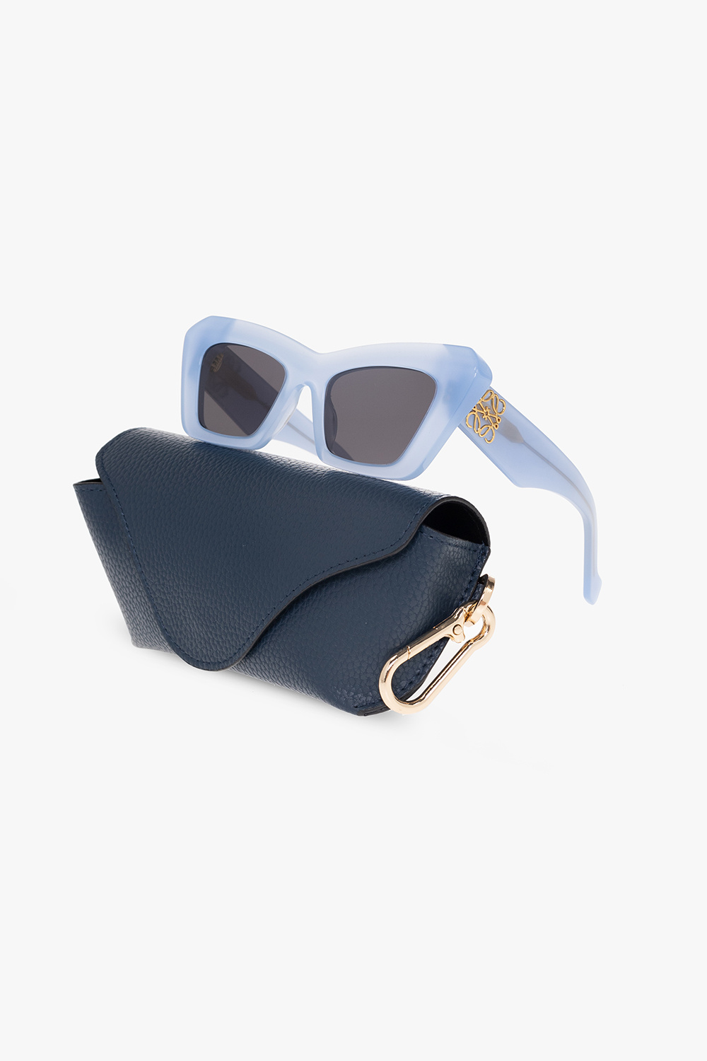 LOEWE サングラス　AVIATOR グラデーション　slw654 Aviator sunglasses in gold - Loewe | Mytheresa